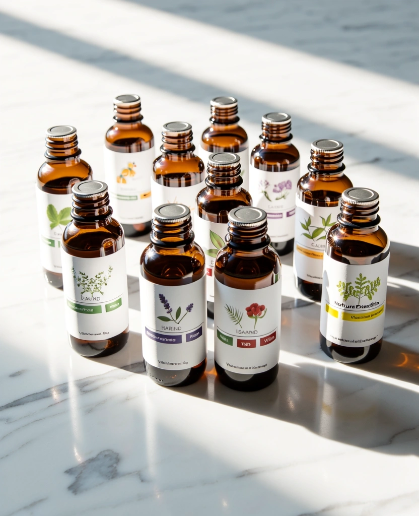 High-quality natural supplement containers